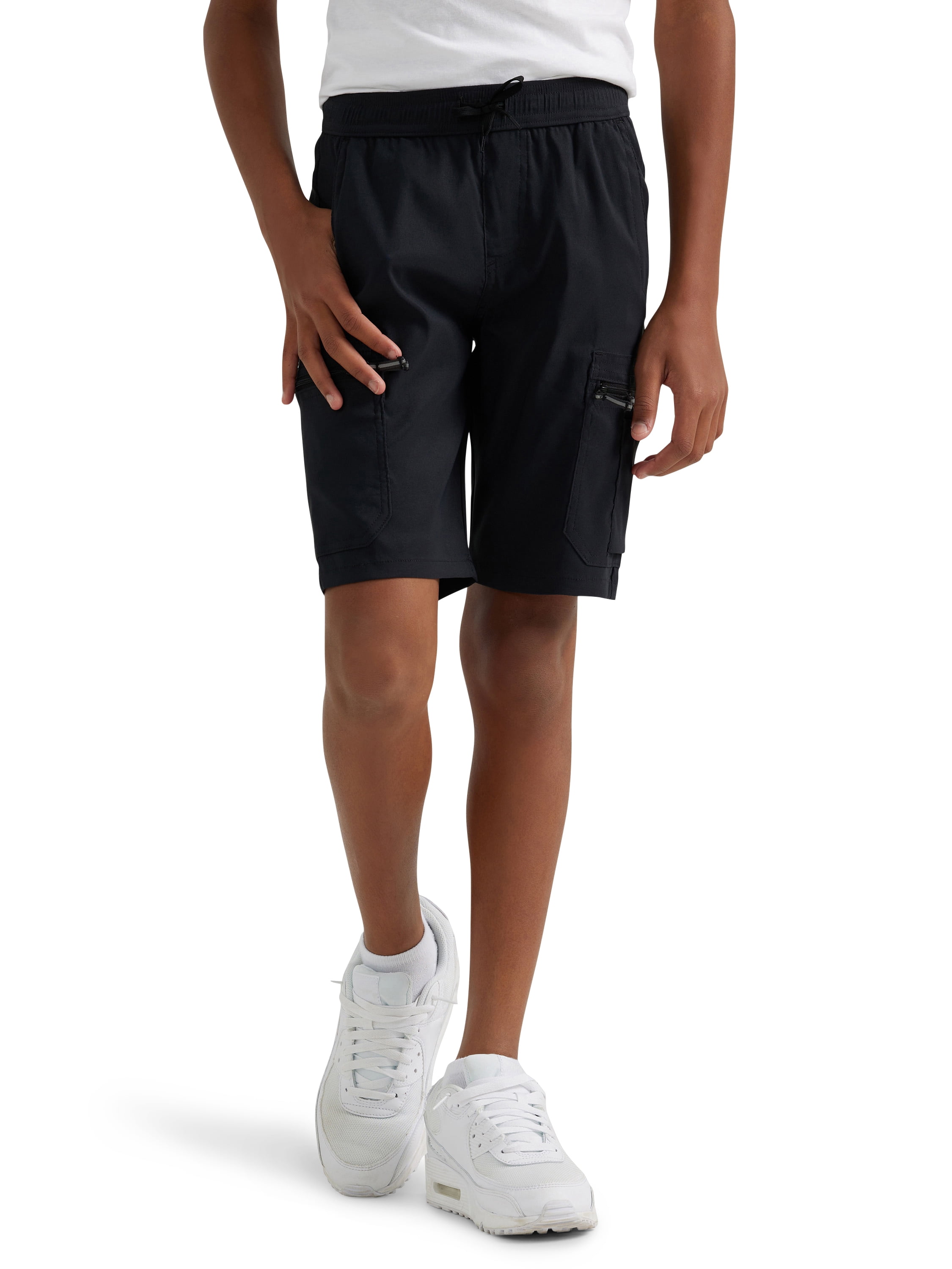Wrangler® Boy's Tech Cargo Shorts with Screen Cleaner, Sizes XS-2XL & Husky
