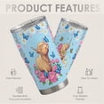 thumbnail image 4 of Highland Cow Tumbler 20oz with Lid for Home School Office Spring Cow Sunflower Coffee Cup, 4 of 6
