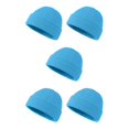 thumbnail image 1 of Jumpingount Sombreros para mujer Accesorio de ropa Sombrero para adultos Gorros de invierno cómodos y flexibles Sombrero de punto unisex para Azul eléctrico 5piezas, 1 of 6