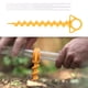 thumbnail image 3 of pieza de clavijas para tienda de campaña, clavijas de plástico de piel de oveja en espiral para clavos molidos, 3 of 5