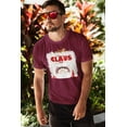 thumbnail image 3 of Old Glory Mens Christmas Santa Jaws Claus Horror Short Sleeve T Shirt, 3 of 6