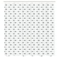 thumbnail image 3 of Ambesonne Mouse Shower Curtain, Rodents and Mini Hearts, 69"Wx75"L, Dimgray and White, 3 of 5