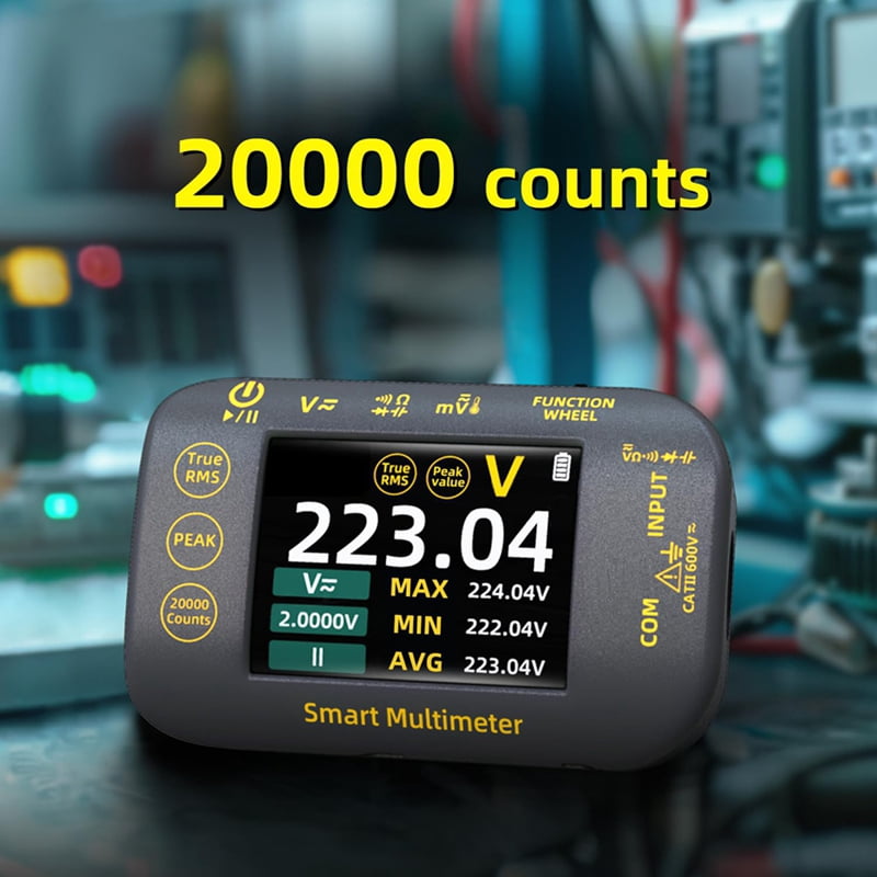Photovoltaic Multimeter 20000 Word Rechargeable Digital Multimeter 2.8 Inch Color Screen Electrical Tester MV Voltmete