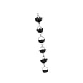 thumbnail image 3 of DYNWAVECA Rain Chain Adapter Downspout Holder Connector Hook Easy Installation Stable Metal Rain System Flower Design for Garden E, 3 of 10