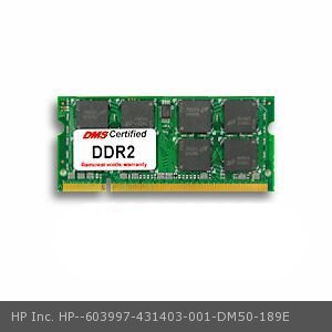 Pc2 5300 Compatible DMS Compatible/Replacement for HP Inc. 431403-001 Presario V6325EM 1GB eRAM Memory 200 Pin DDR2-667 PC2-5300 128x64 CL5 1.8V SODIMM - DMS ()