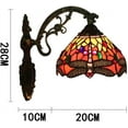thumbnail image 4 of Artistic Style Wall Lamps & Sconces,Stained Glass Wall Lighting Fixtures ,Vintage Wall Light for Indoor Coffee Shop Bedroom Hallway,Bedside Lamps,E27, 4 of 7