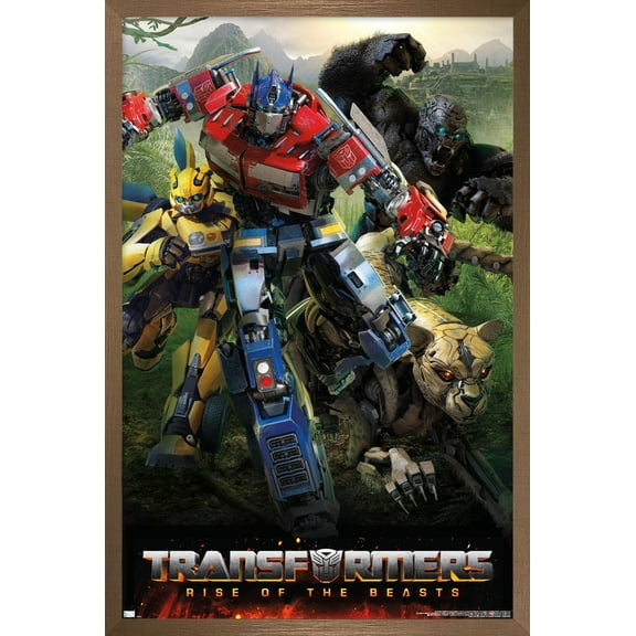 Transformers: Rise of the Beasts - Big 4 Wall Poster, 22.375" x 34" Framed
