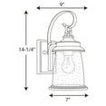 thumbnail image 6 of Conover Collection Small Wall Lantern, 6 of 6