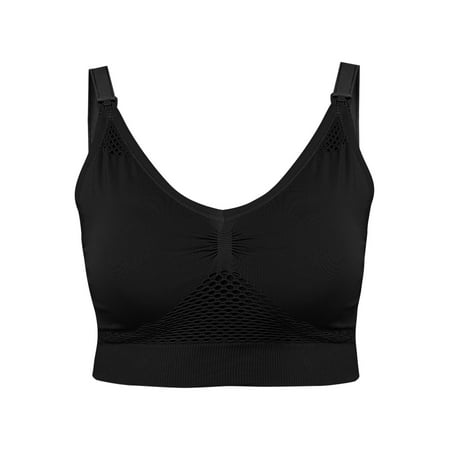 

Rovga Bras Pregnant Woman Front Buckle Suckle Bra Large Size Seamless Breathable Underwear Bralette For Women
