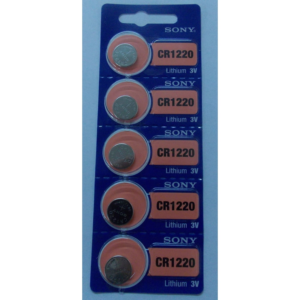 Sony CR1220 3V Lithium Coin Battery 50 Pack + 30 Off!