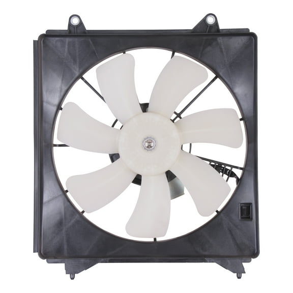 Ikon Motorsports Radiator Cooling Fan Assembly Replacement for 2013-2017 Honda Accord Denso Type 6cyl, 38615-5G0-A01 HO3113133 Engine Fan, Black