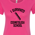 thumbnail image 4 of Inktastic I Survived Cosmetology School Women's T-Shirt, 4 of 5