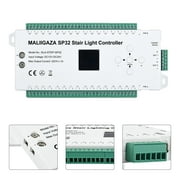 Motion Sensor LED Stair Controller, 32 Channel PIR Motion Sensor Dynamic Staircase Running Flow Light Automatic Stair Lighting Controller for Stairway Step Light Indoor (Not Including Strip)