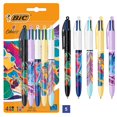 thumbnail image 1 of Bolígrafos BIC, 4 colores, todo en uno, tamaño mediano, 1 mm, paquete de 5, 1 of 9
