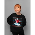 thumbnail image 2 of Polar-Bear Holiday Sweater - Festive ICEE Vibes Women's Sweatshirt, 2 of 4