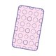 thumbnail image 2 of Tabla de planchar Accesorio de vaporizador de prendas Almohadilla de planchado Almohadilla de vaporizador de prendas para abrigo Círculo rojo M, 2 of 9