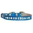 thumbnail image 5 of Cat Safety Ice Cream Collar, "One Row Pearl  Clear Crystal", 5 of 10