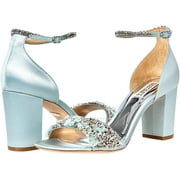 Badgley Mischka Womens Finesse Heeled Sandal 6.5 Mist
