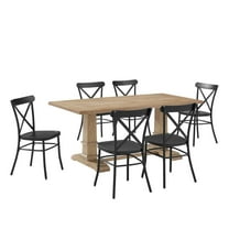 Crosley Furniture Joanna 7-Piece Dining Table Set For 6 W/Camille Chairs