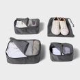 thumbnail image 3 of 4-Piece Packing Cube Set, Recycled Polyester Travel Organizers for Luggage & Suitcase Storage, 3 of 3