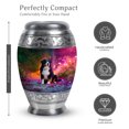 thumbnail image 2 of MUKTIVE Dog Burial Urn for Ashes for Women - Memorial Large Urns for Human Ashes - Cremation Urn for Burial Male & Female - 10 Inch Large Urns for 2 Adults, 2 of 7