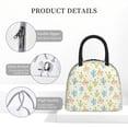 thumbnail image 4 of Balery Snake And Cactus Pattern Lunch Bag Women, Lunch Box, Lunch Bag, Small Leakproof Lunch Tote Large Capacity Reusable Insulated Cooler Lunch Container-One Size, 4 of 6