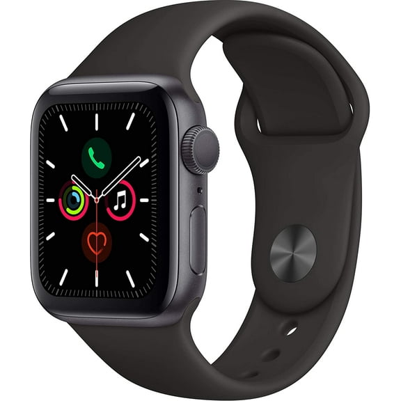 Pre-Owned Apple Watch Series 4 (GPS, 40mm) - Space Gray Aluminum Case with Black Sport Band - ( )