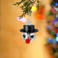 thumbnail image 5 of Clearance Christmas Decoration! Christmas Snowman Pendant Mirror Ball Ornaments Hooded Snowman Christmas Tree Decorations, 5 of 6