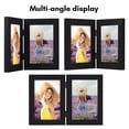 thumbnail image 3 of Americanflat 4" x 6" Hinged Picture Frame for 2 Photos - Black, 3 of 6