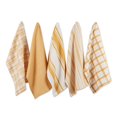 thumbnail image 1 of Juego de paños de cocina DII, varios tejidos, color miel dorado, 5 piezas, 1 of 8