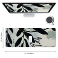 thumbnail image 2 of nygtbtfer Mouse Pad with Abstract Art Design, Square Waterproof Non-Slip Rubber Base Mouse Mat for Office Laptop, Modern Boho Leaves 31.5x11.8 in, 2 of 6