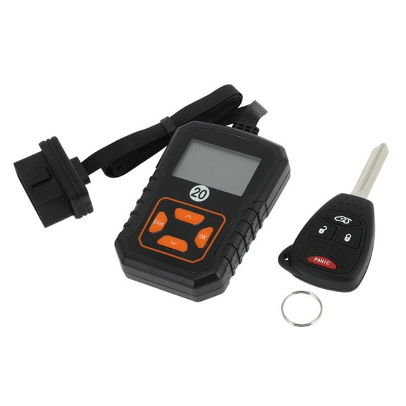 OHT692427AA Keyless Entry Remote Key Fob Kit DIY Tool Replacement Car Key Kit 4 Button for Jeep Wrangler 2007-2018