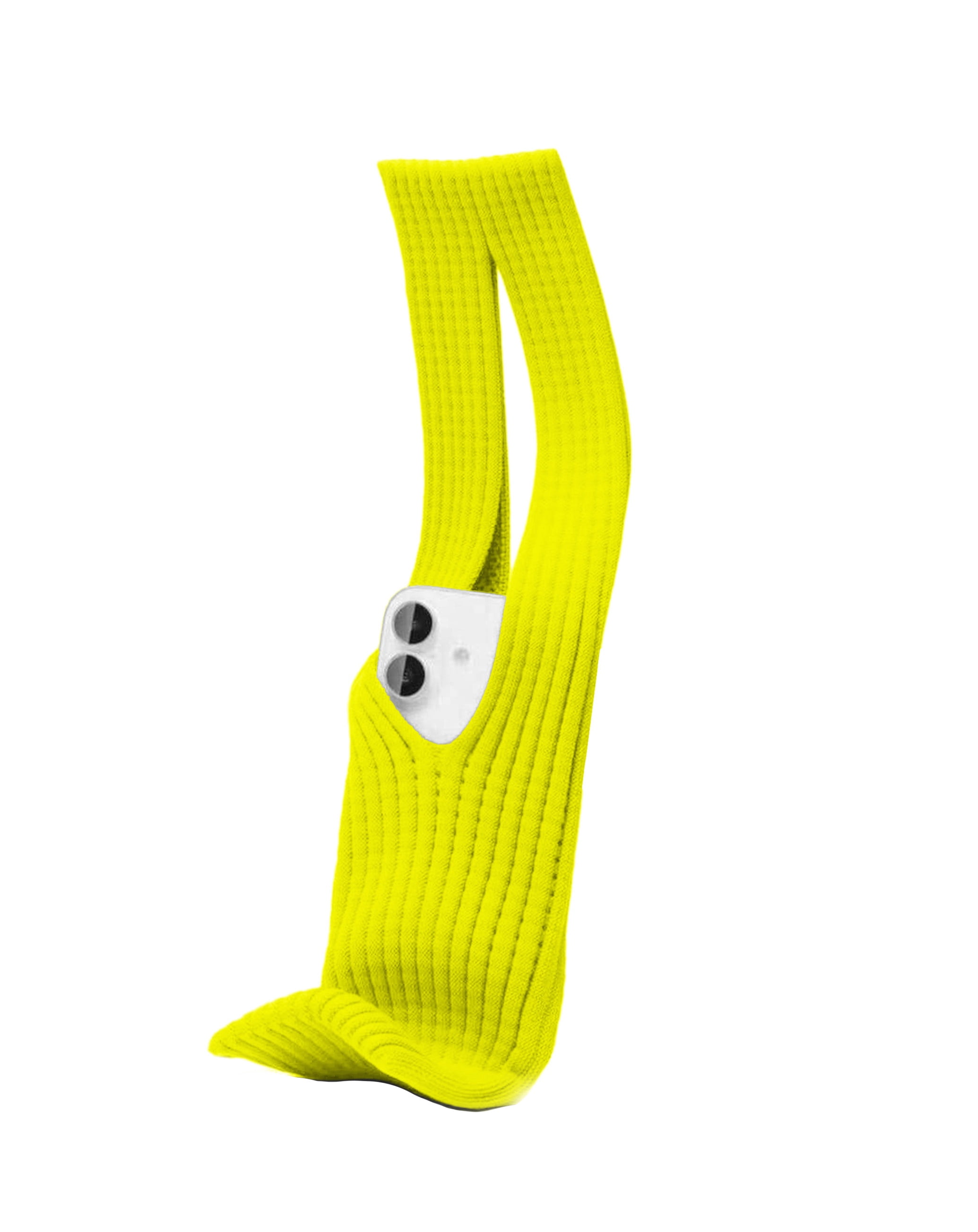 Short Cozy Stretch Phone Protector Sleeve - Yellow