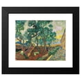 thumbnail image 2 of Vincent van Gogh 14x12 Black Modern Framed Museum Art Print Titled - The Garden of Saint-Paul Hospital (1889), 2 of 5