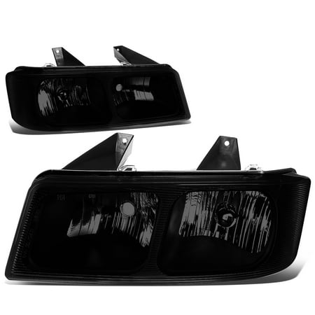 Savana Headlight - For 2003 to 2015 Chevy Express / GMC Savana 1500 2500 3500 Headlight Smoked Housing Headlamp 04 05 06 07 08 09 10 11 12 13 14 Left+Right