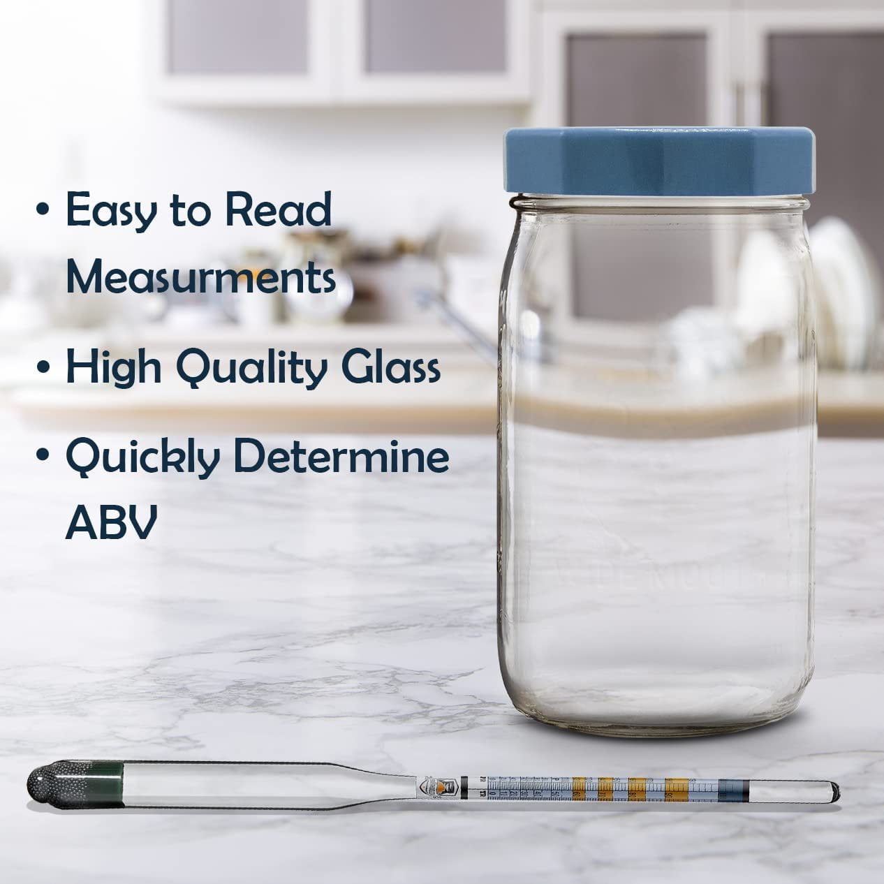 Buy Proof & Tralle Hydrometer Accurately Measure Alcohol Content
