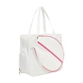 thumbnail image 2 of Bolsa de tenis, bolsa para raquetas de bádminton, almacenamiento para raquetas, bolso para raquetas de tenis Blanco, 2 of 8