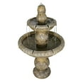 thumbnail image 6 of 47.2" H Italian Outdoor Floor Standing Fountain and Waterfalls 2-Tier Water Fountains with Budding Lotus Top for Outdoor Garden, Backyard, Porch, Deck, Lawn, Patio, 6 of 9