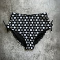 thumbnail image 4 of PEASKJP Women's Mid Rise Ruched Bikini Swim Pants Shorts Beach Swimwear Swimsuit Bottoms A M, 4 of 4