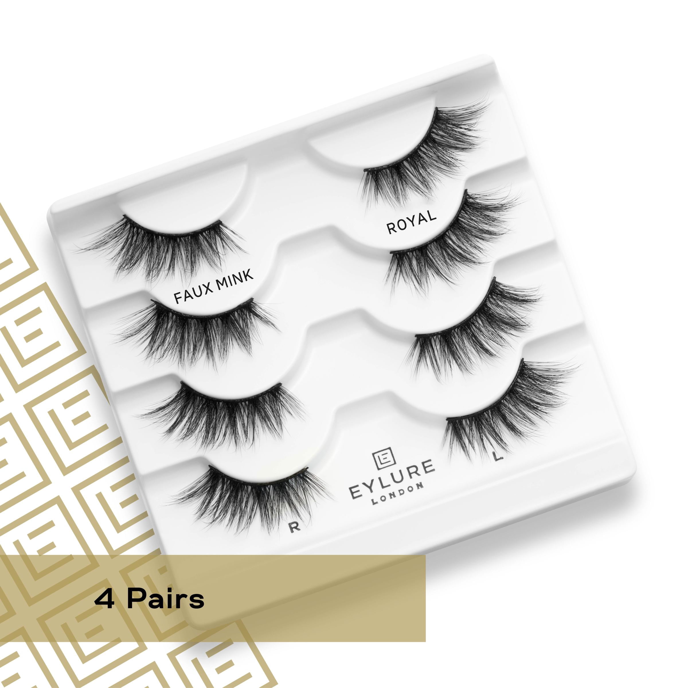 Eylure Luxe Silk Royal False Eyelashes Multipack - 4 pr