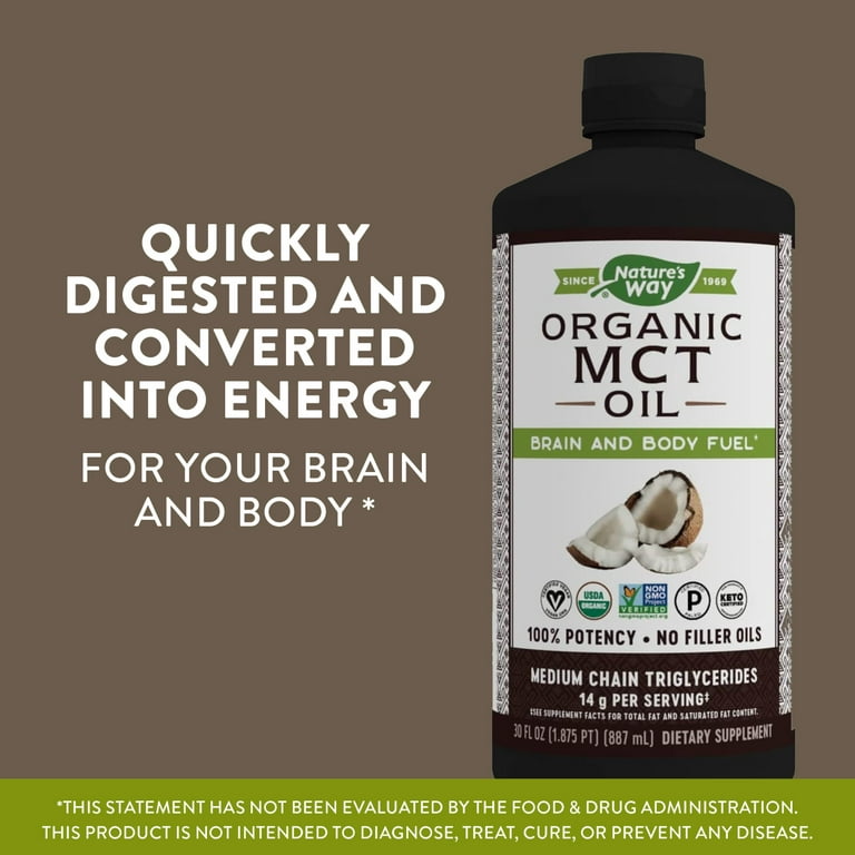 Now Foods Organic MCT Oil - 32 fl oz (946 ml)