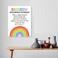 thumbnail image 5 of Mental Health Canvas Wall Art,Rainbow Grounding Technique Motivational Quote ArtworkPainting Prints Poster Ready to Hang for Counselor Therapy Office School Wall Decor Treatment Décor,12x15 Inch Y435, 5 of 6