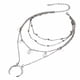 thumbnail image 2 of Collar de Clavícula onlyliua y Colgante de Pieza Redonda Cuentas Redondas Múltiples Capas, 2 of 2