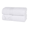 thumbnail image 2 of Superior Oregon Organic Cotton Solid Bath Sheet, Set of 2, White, 2 of 11