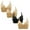 Beige, variant on WREESH 4 Pack Push-Up Bra Women Lace Flower Gathered Together Large Size Daily Bra Underwear No Underwire Bras Underwear Beige
