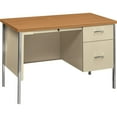 thumbnail image 2 of HON 34000 Series 45" Single Pedestal Desk Harvest Maple/Putty (H34002RCL), 2 of 5