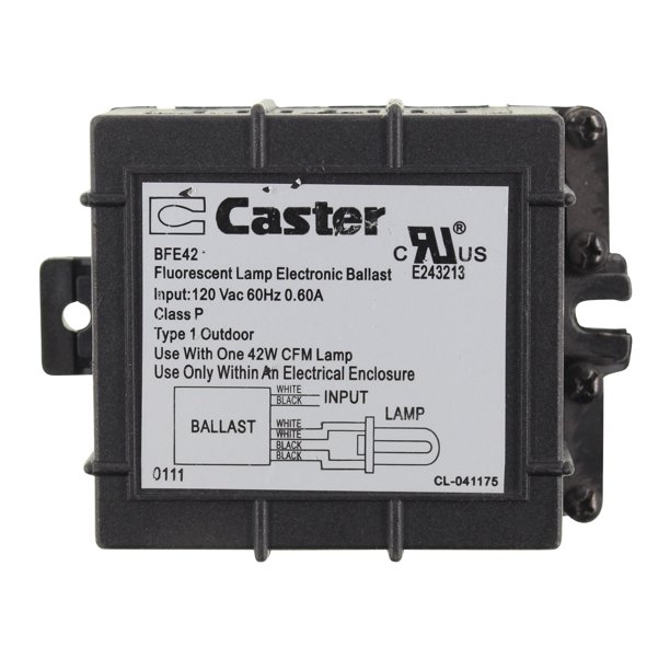 Caster BFE42 Fluorescent Lamp Electronic Ballast, 1Lamp, 42W CMF, 0