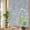 Gray, Silver, White, variant on Window Privacy Film for Home Office Static Cling, Yellow Spring Floral Decorative Stained Glass Window Film for Small Windows/Kitchen Windows Elegant Pastoral Flowers 19.6 x 39.3 Inches
