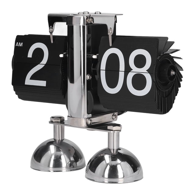 Flip Down Clock, Fashion Design Flip Clock Quartz Movement High Accuracy Simple Operation For Bedroom For Household For Office