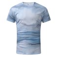 thumbnail image 5 of Tops para hombre Camisas Blusas Elegante Casual Moda Deportes Playa Cuello redondo Camiseta de manga corta Odeerbi ODB-5, 5 of 5
